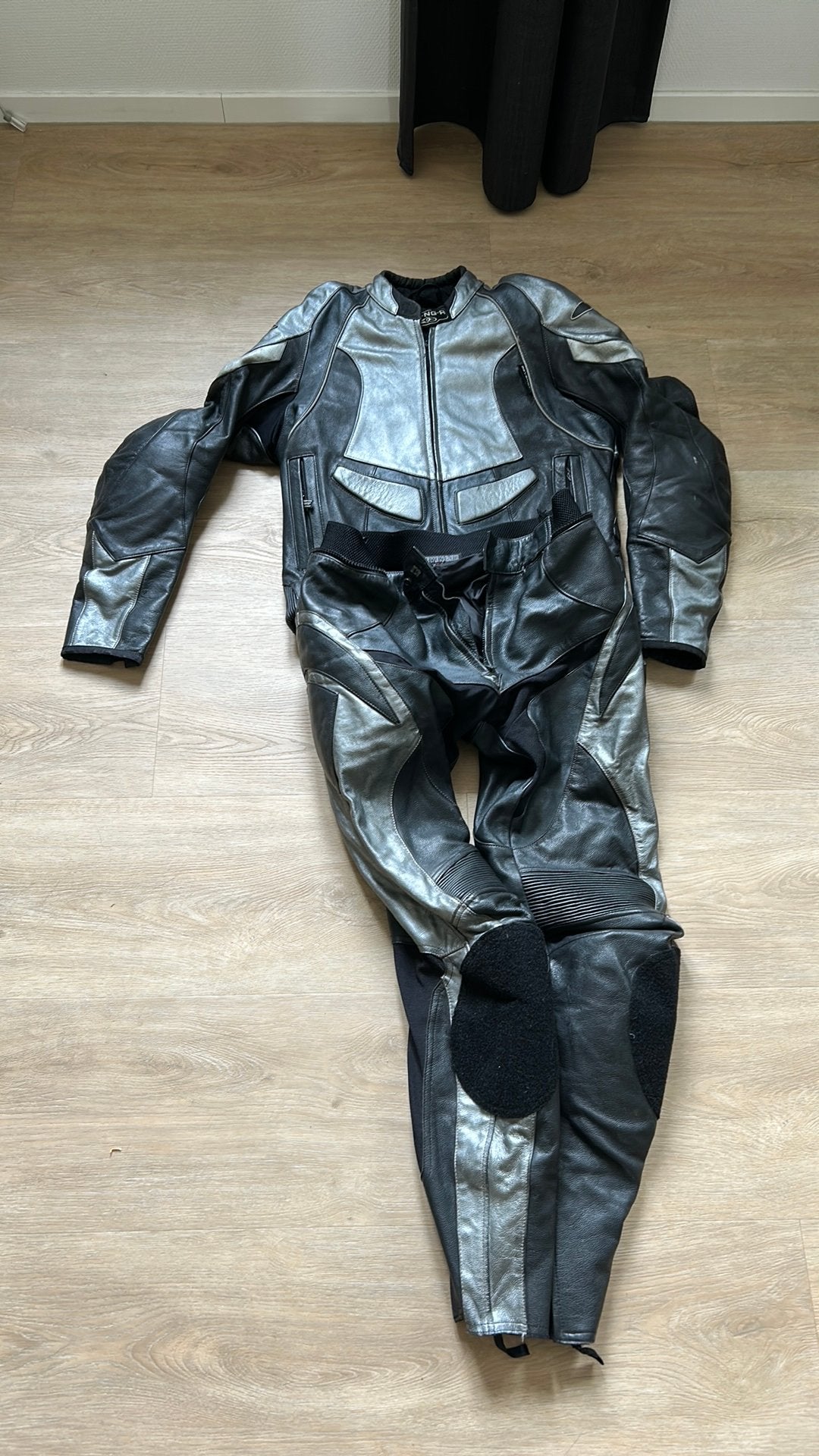 Motorpak Revenger leer - Jas en broek (maat 54), Ophalen of Verzenden, Tweedehands, Heren, Combipak
