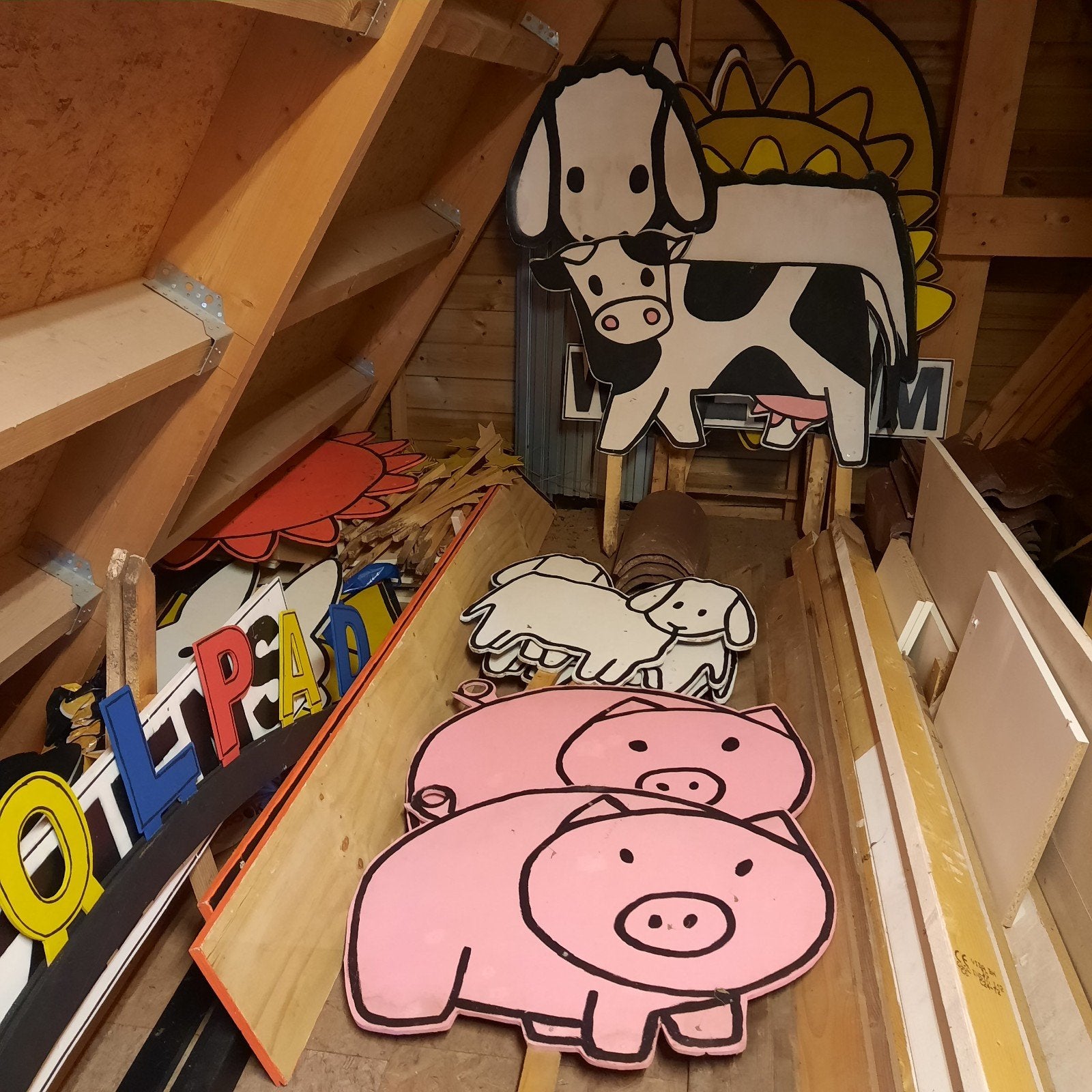 Straatversiering thema Dick Bruna, Nijntje, boerderij, Ophalen, Gebruikt, Versiering, Overige