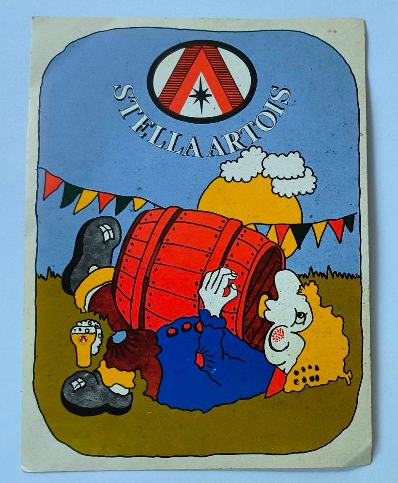 Sticker Stella Artois, Ophalen of Verzenden, Zo goed als nieuw, Merk