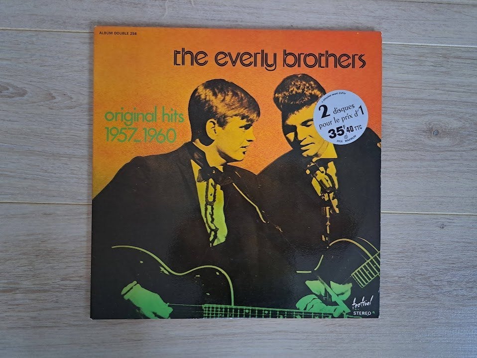 The Everly Brothers - Original hits 1957-1960 (2LP), Cd's en Dvd's, Vinyl | Pop, Gebruikt, Pop, Ophalen of Verzenden, Dubbel-LP