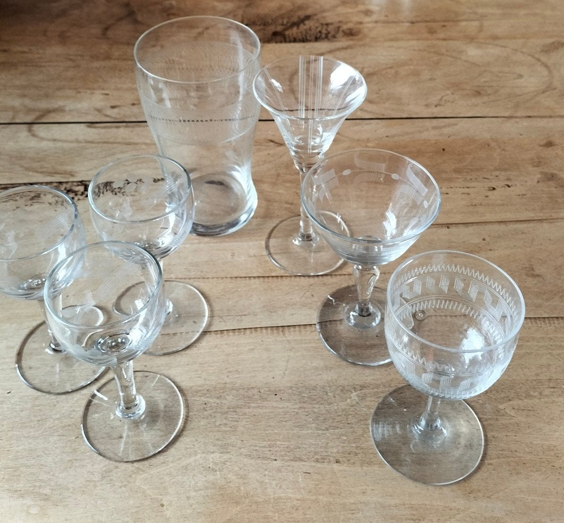oude glaasjes, Verzamelen, Ophalen of Verzenden, Borrel- of Shotglas