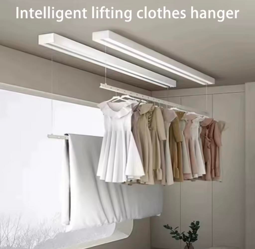 Elektrisch Kledingrek Plafond Wit - Nieuw in doos, Ophalen of Verzenden, Nieuw