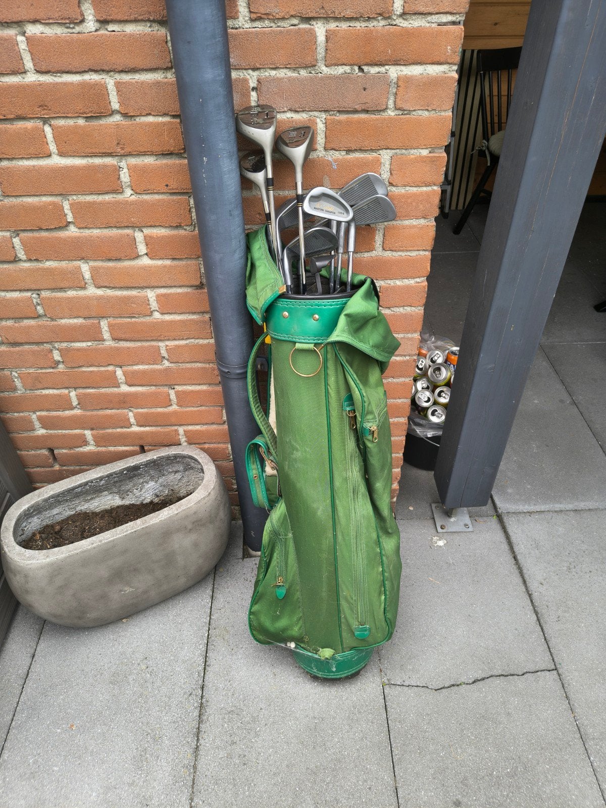 Gebruikte golfset met tas: EEEZZZ golfclubs, Spalding putter, Ophalen, Gebruikt, Set