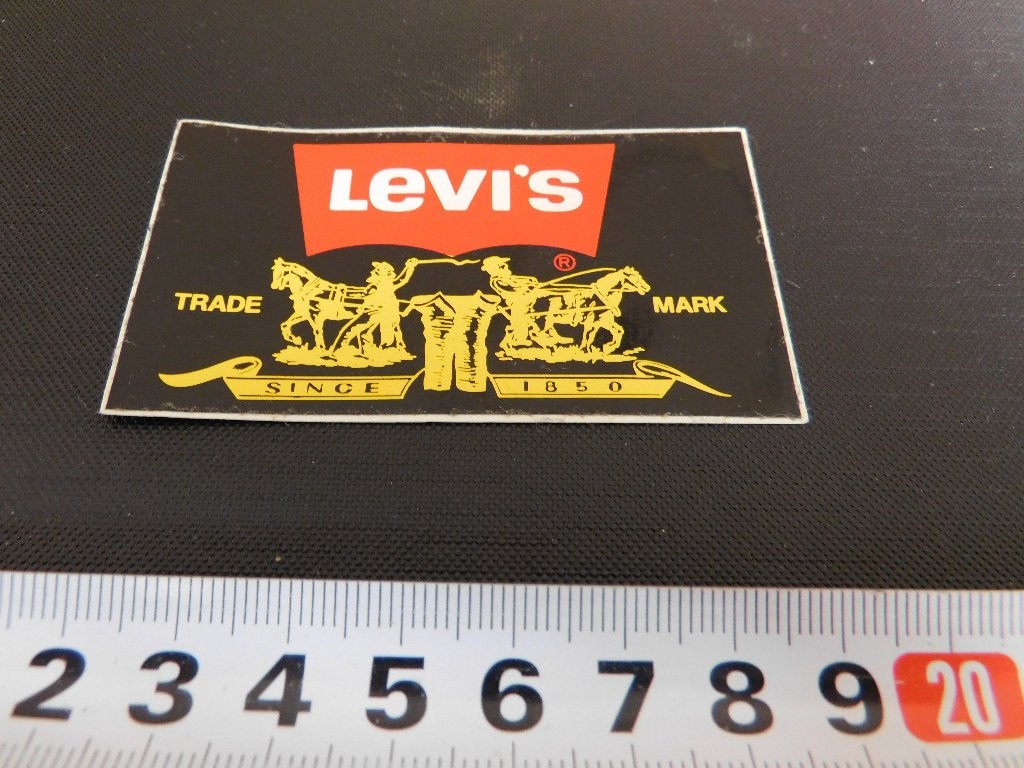 sticker LEVI'S Trade Mark, Verzamelen, Stickers, Ophalen, Zo goed als nieuw