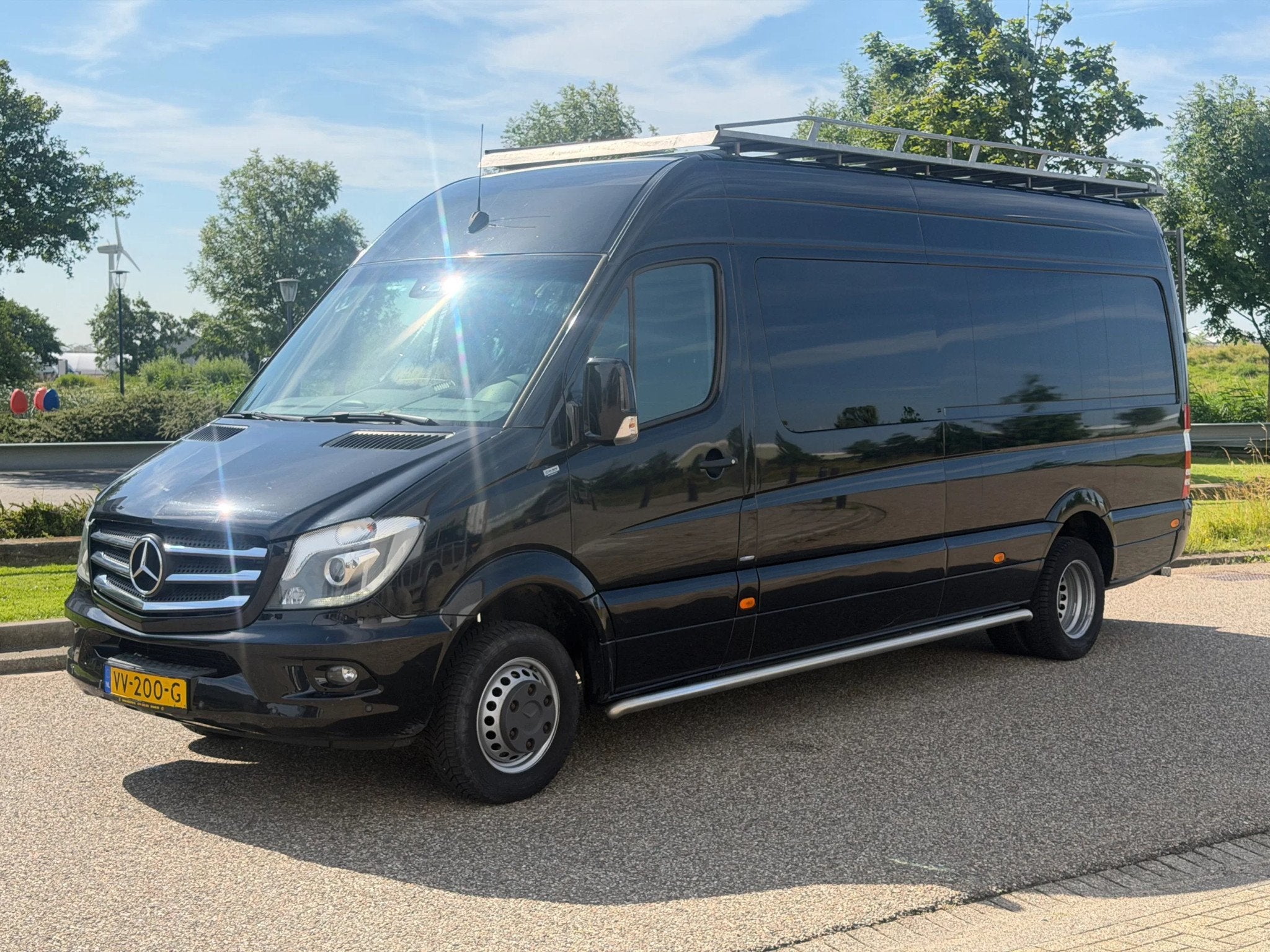 Mercedes-Benz Sprinter 519CDI L3H2 Dubbelcabine Automaat Air, Auto's, Bestelauto's, Automaat, Achterwielaandrijving, Gebruikt