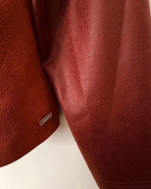 Roberto Sarto suède/leer look jasje maat 42[v], Overige kleuren, Maat 42/44 (L), Ophalen of Verzenden, Zo goed als nieuw