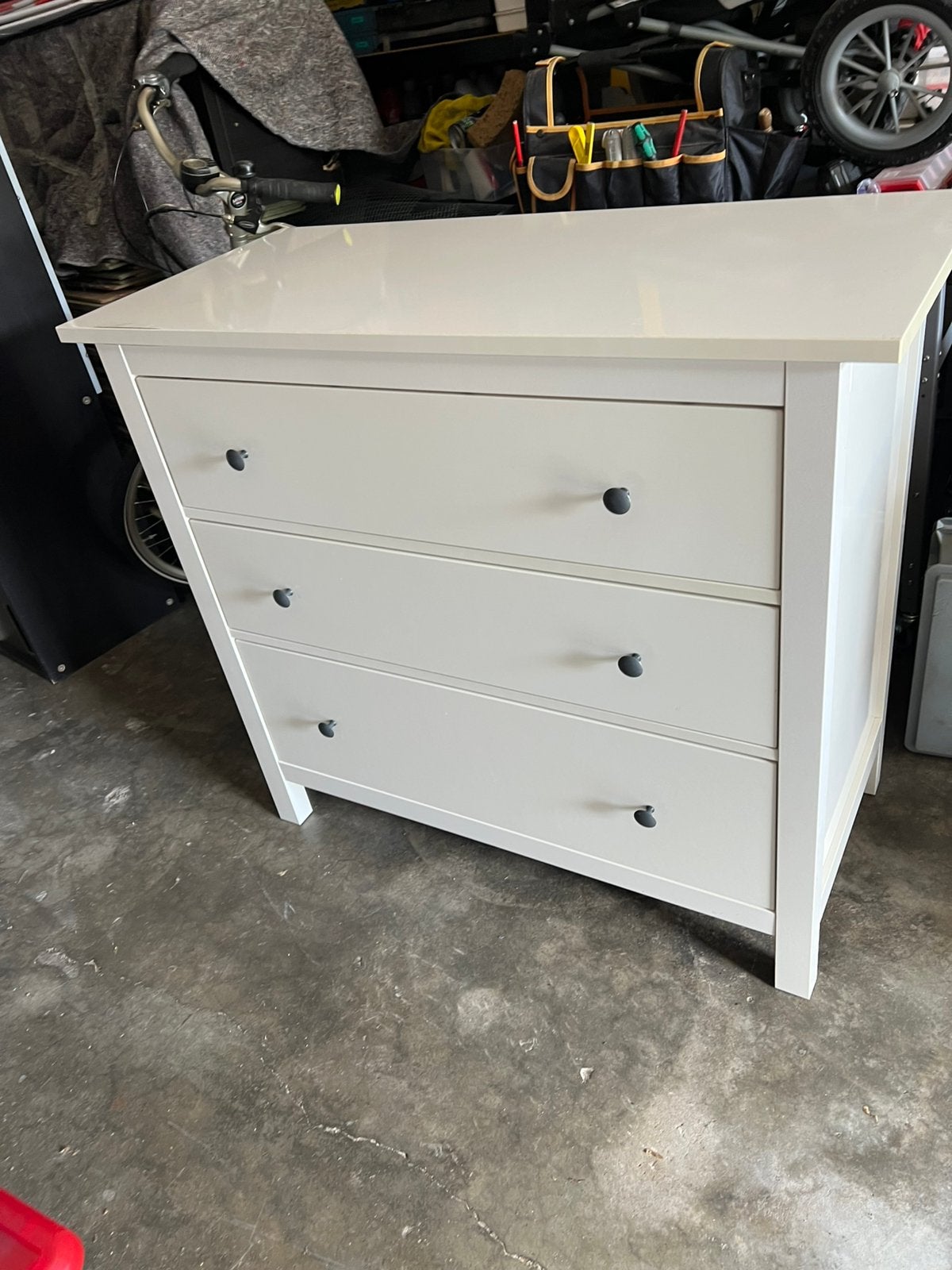 IKEA Hemnes ladekast met 3 lades - Wit, Ophalen, Gebruikt, 100 tot 150 cm, 3 of 4 laden