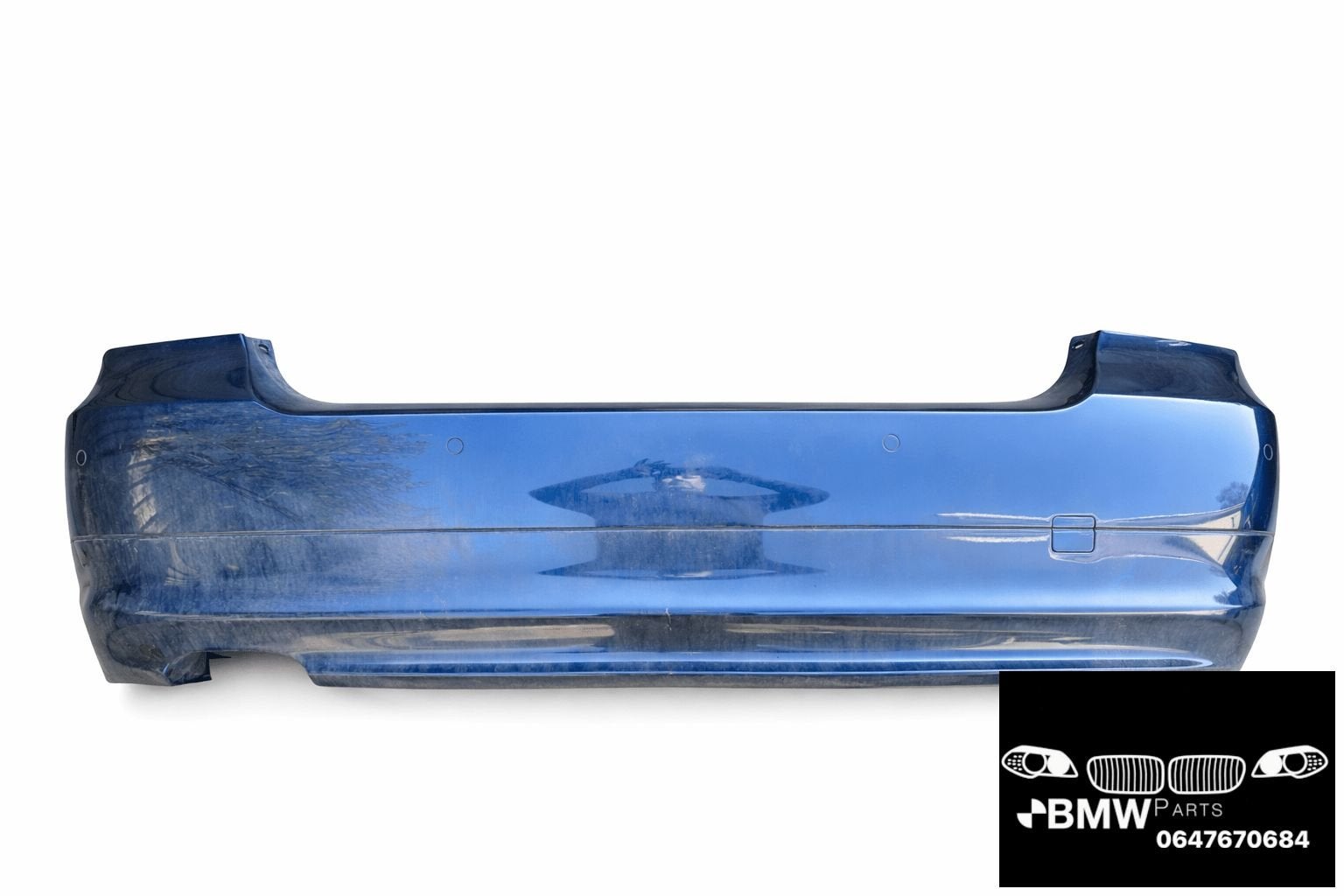 Achterbumper bumper Bmw 3-Serie E90 LCI PDC Blauw, Gebruikt, -, Ophalen of Verzenden, Achter