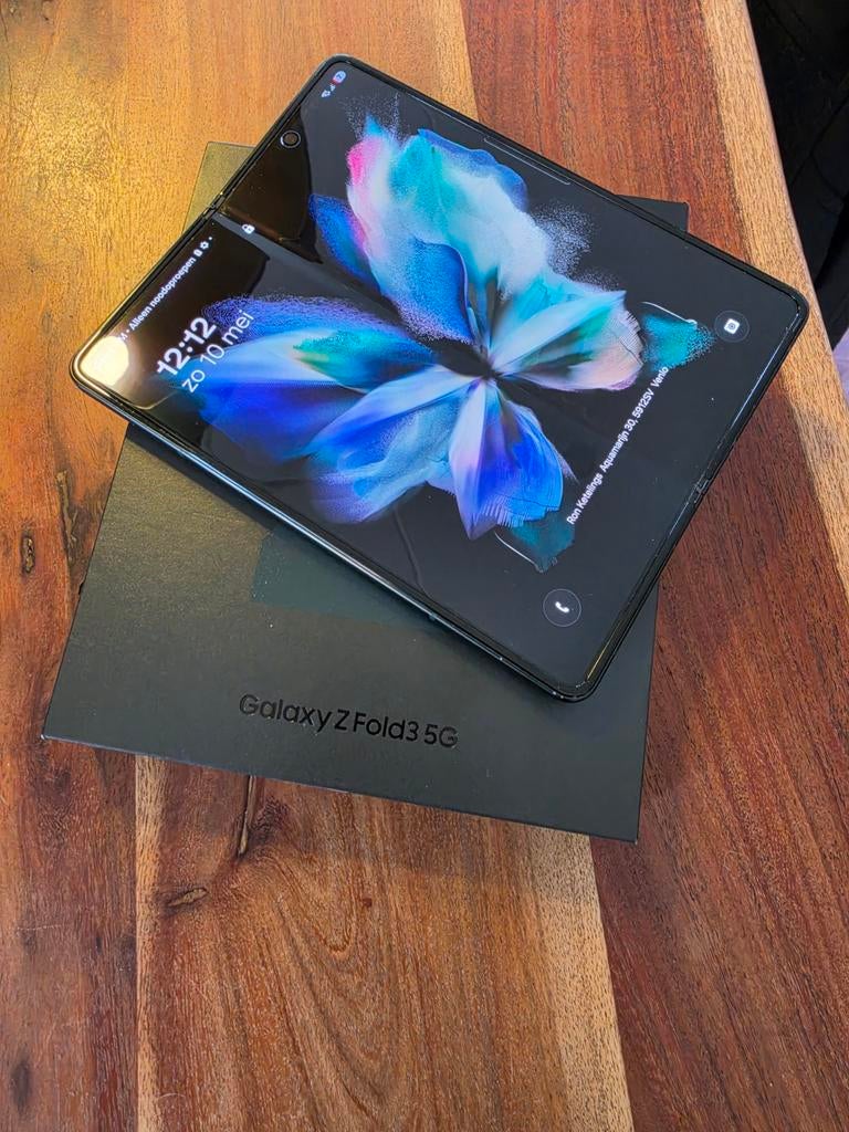Samsung Galaxy Z Fold 3 5G 256GB Phantom Green, Telecommunicatie, Mobiele telefoons | Samsung, Overige kleuren, Touchscreen, Ophalen of Verzenden