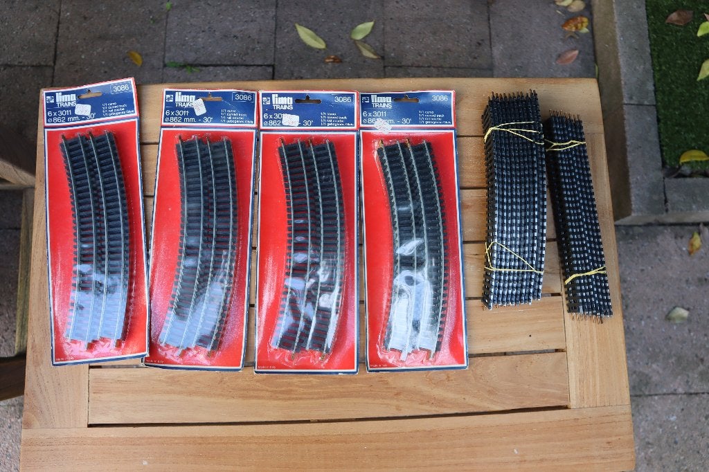 Lima rails nieuwe in verpakking en gebruikt, Gelijkstroom, Rails, Ophalen of Verzenden, Zo goed als nieuw