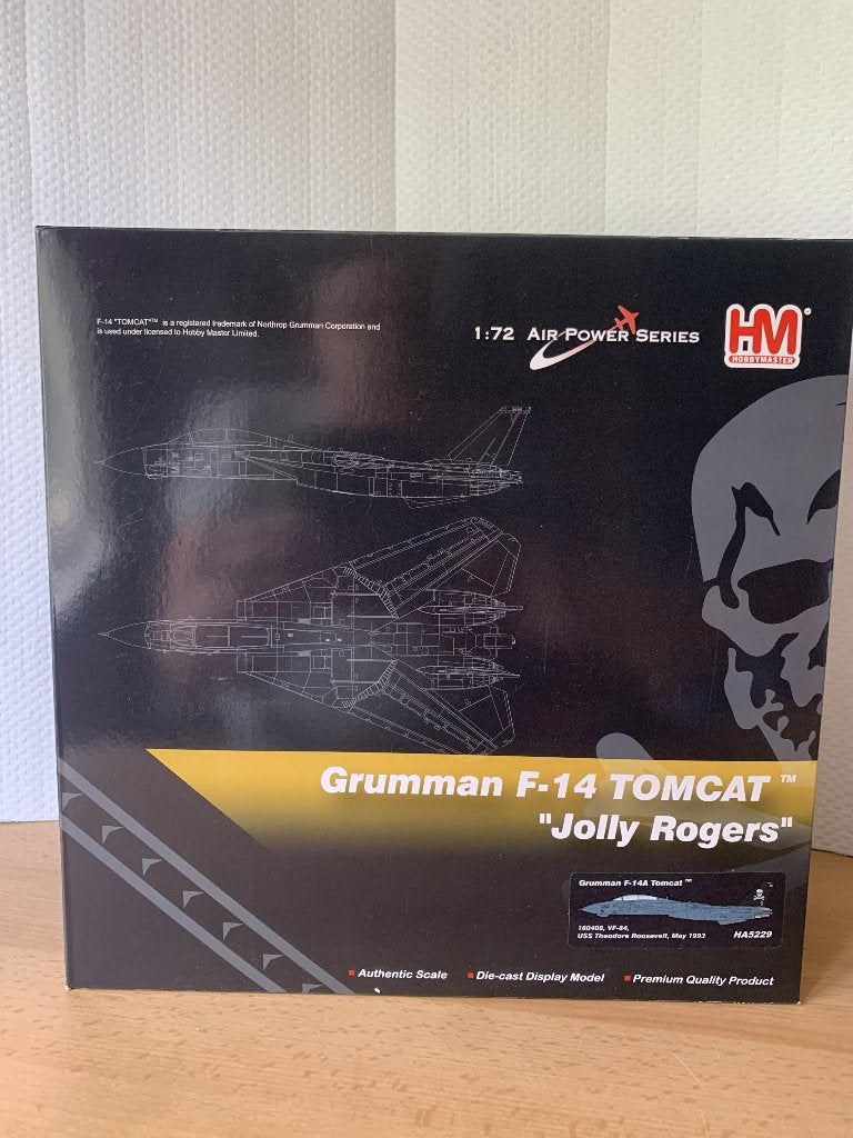 Te koop, Hobbymaster HA 5229 F14 Tomcat "Jolly Rogers", Hobby en Vrije tijd, Modelbouw | Vliegtuigen en Helikopters, Overige merken