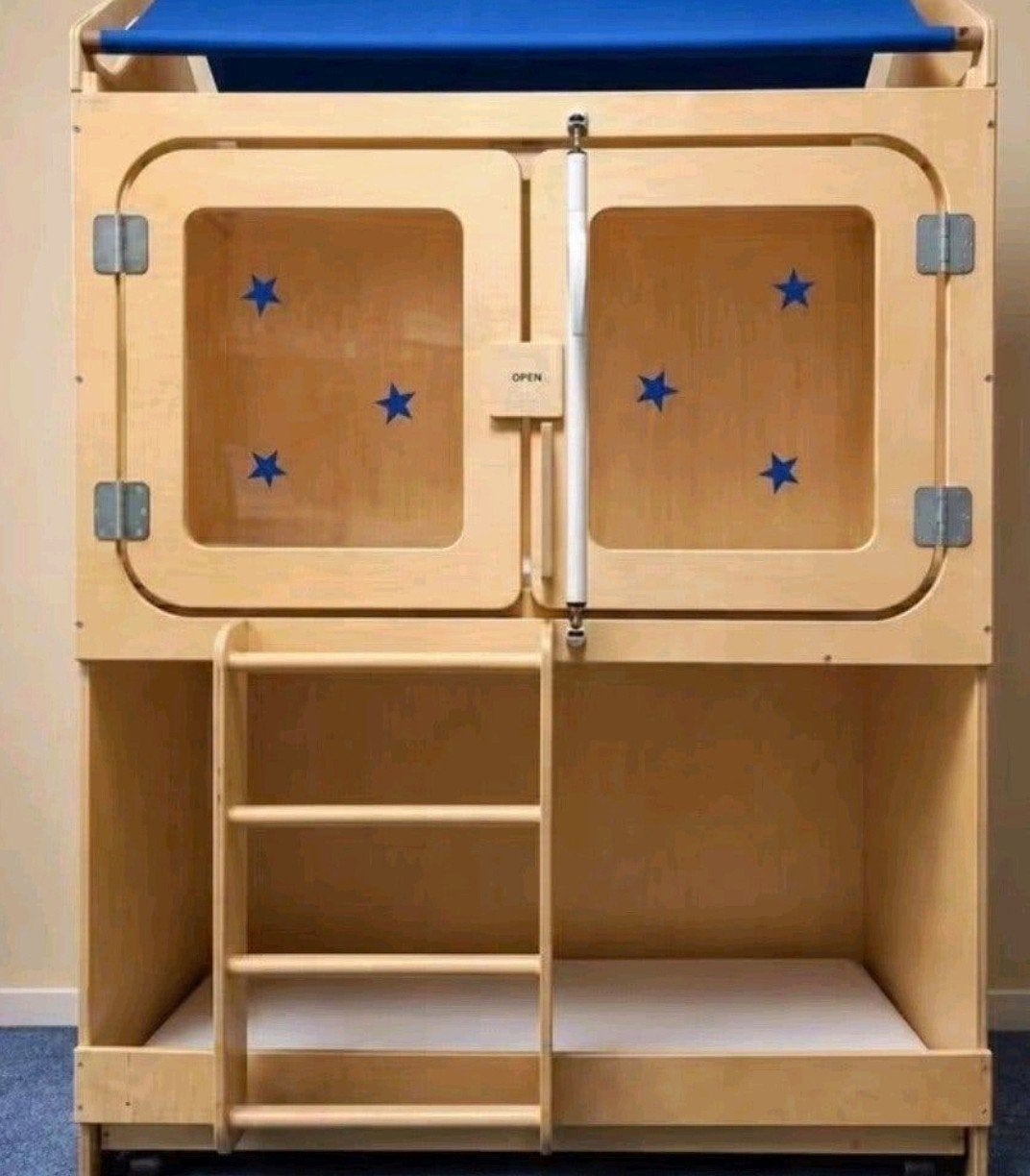 Duobed Stapelbed Kinderopvang/Gezin, Kinderen en Baby's, Ophalen, 180 cm of meer, 70 tot 85 cm