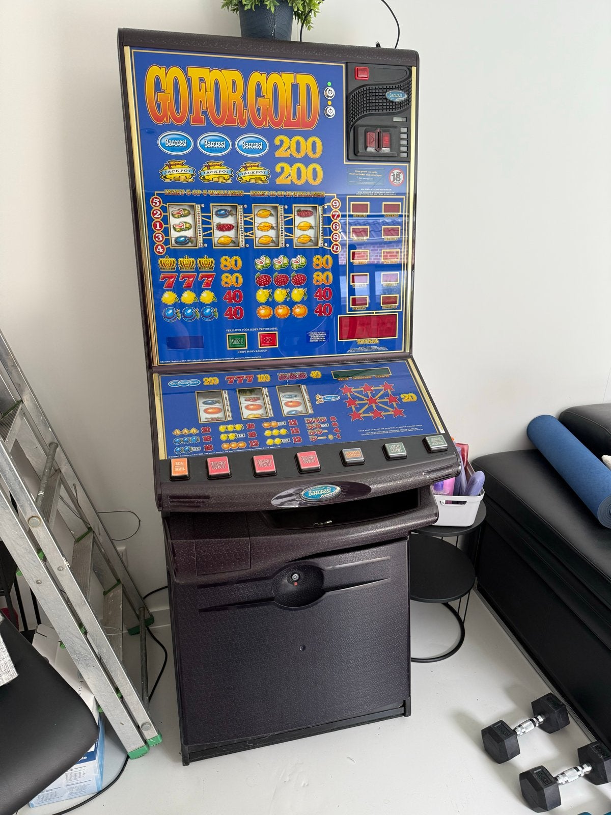 Go For Gold Gokkast - Speelautomaat, Verzamelen, Automaten | Gokkasten en Fruitautomaten, Euro, Ophalen, Gebruikt, Met sleutels