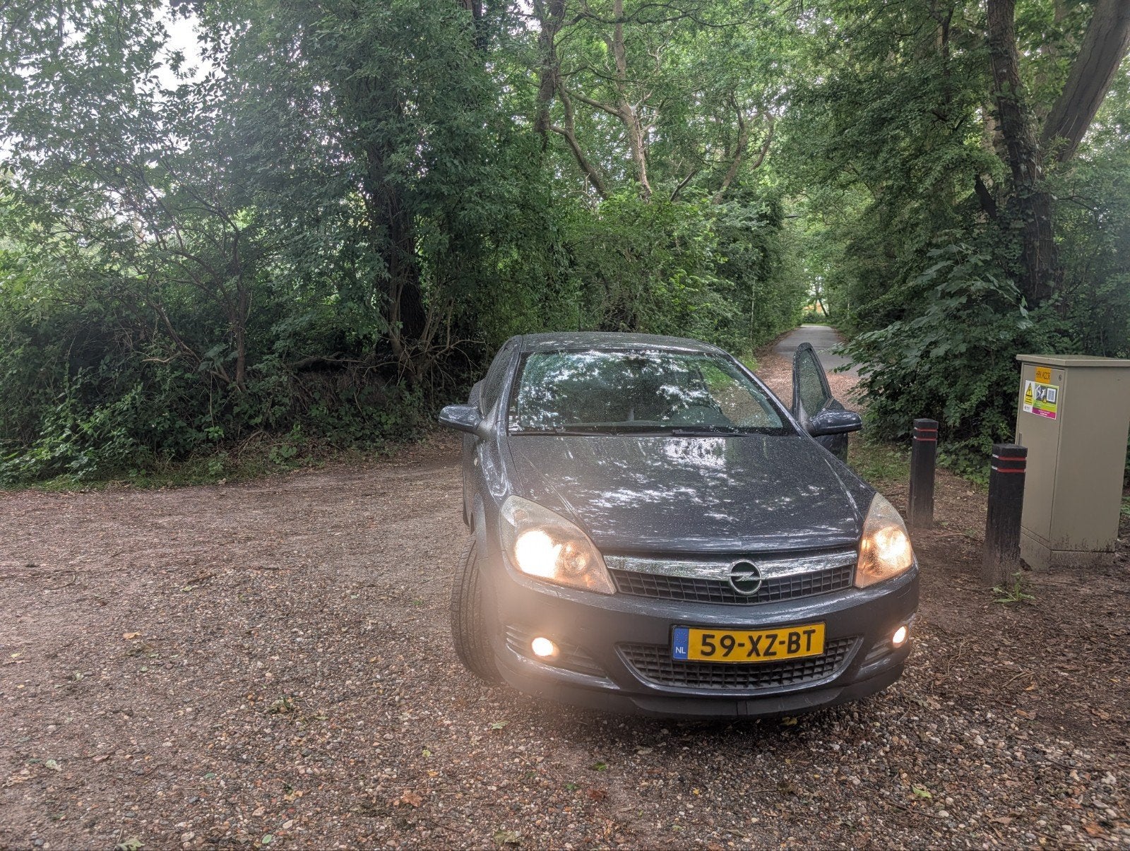 Opel Astra 1.6 16V GTC 85KW 2007 Grijs nwe apk, cruise, Auto's, Opel, Voorwielaandrijving, 15 km/l, 625 kg, Zwart
