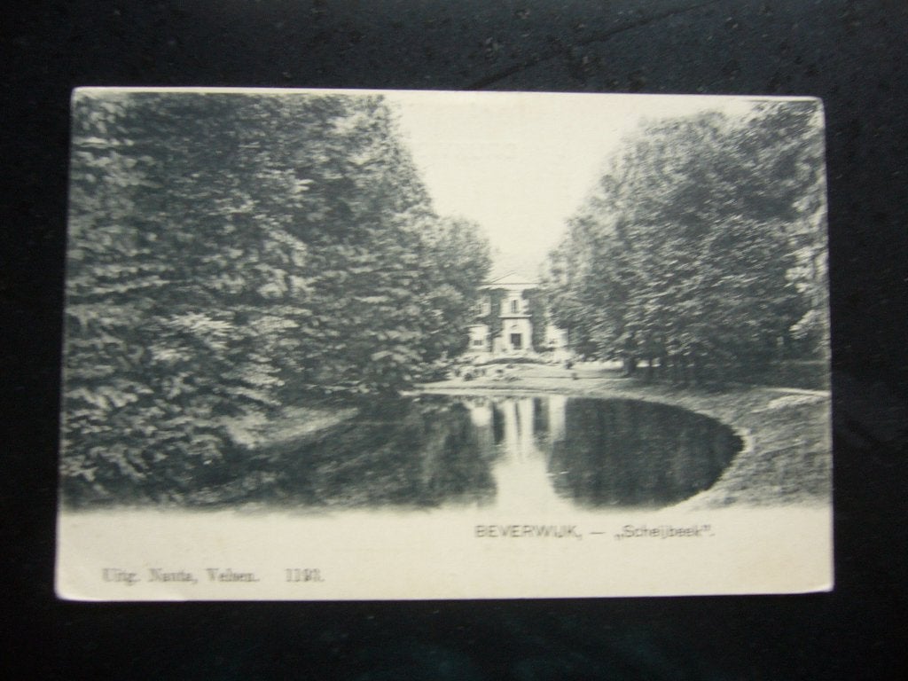 BEVERWIJK  =  SCHEIJBEEK  BRIEFKAART  1910, Ophalen of Verzenden, Voor 1920, Gelopen, Noord-Holland