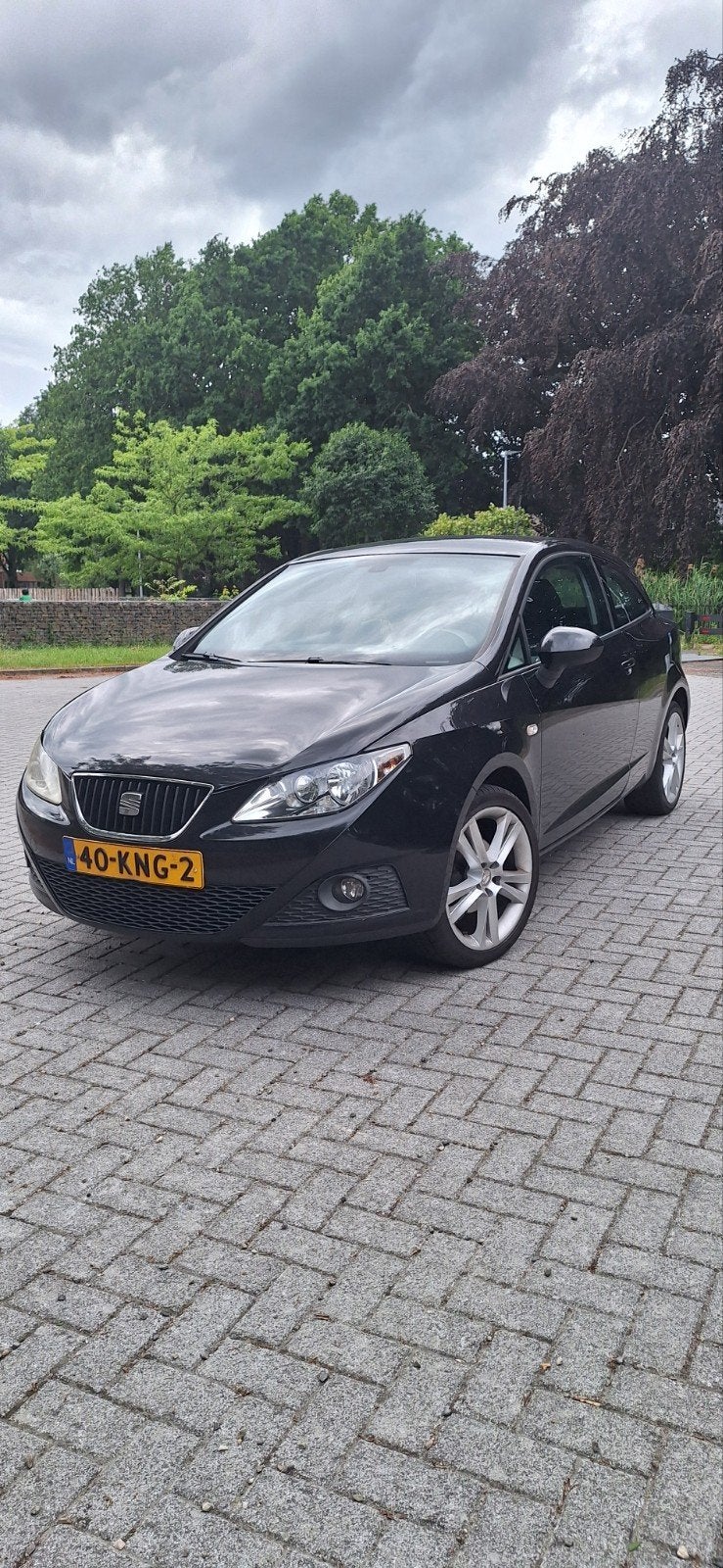 Seat Ibiza 1.4 63KW 3-DRS 2010 Zwart, Auto's, Seat, Particulier, Ibiza, Benzine, C, Hatchback, Handgeschakeld, Origineel Nederlands
