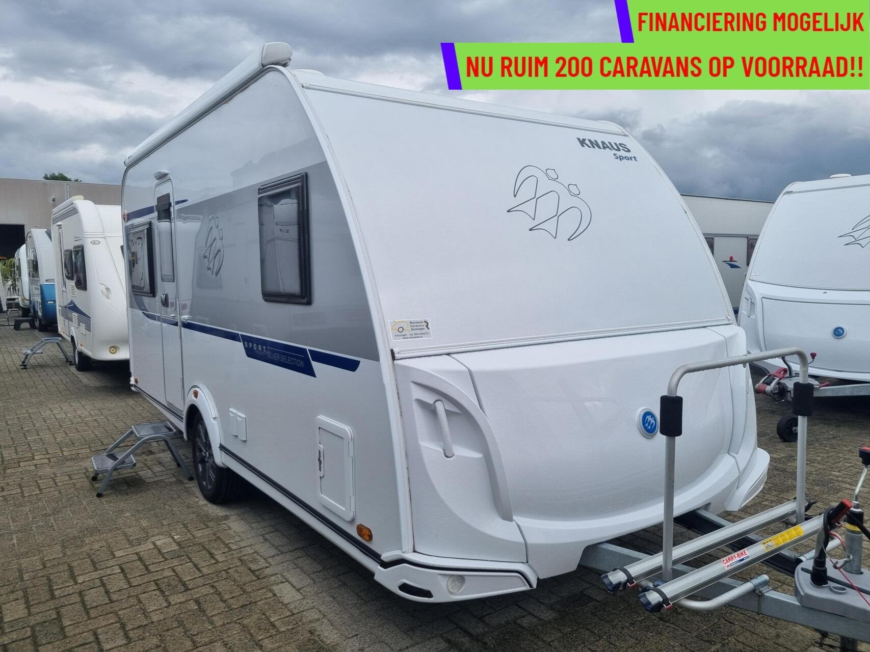 Knaus sport silver selection 450 FU MOVER + CASSETTE LUIFEL, Caravans en Kamperen, Mover, Rondzit, Bedrijf, 6 tot 7 meter
