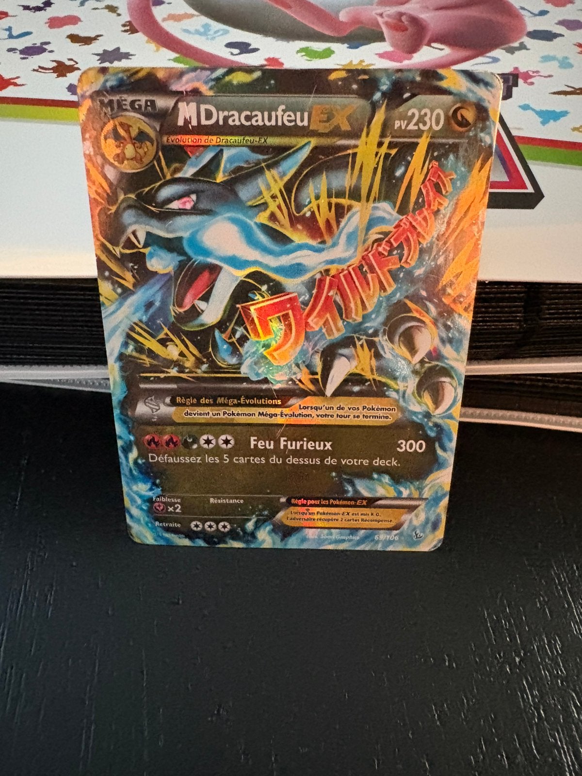 Charizard ex flashfire, Ophalen of Verzenden, Zo goed als nieuw, Meerdere kaarten, Foil