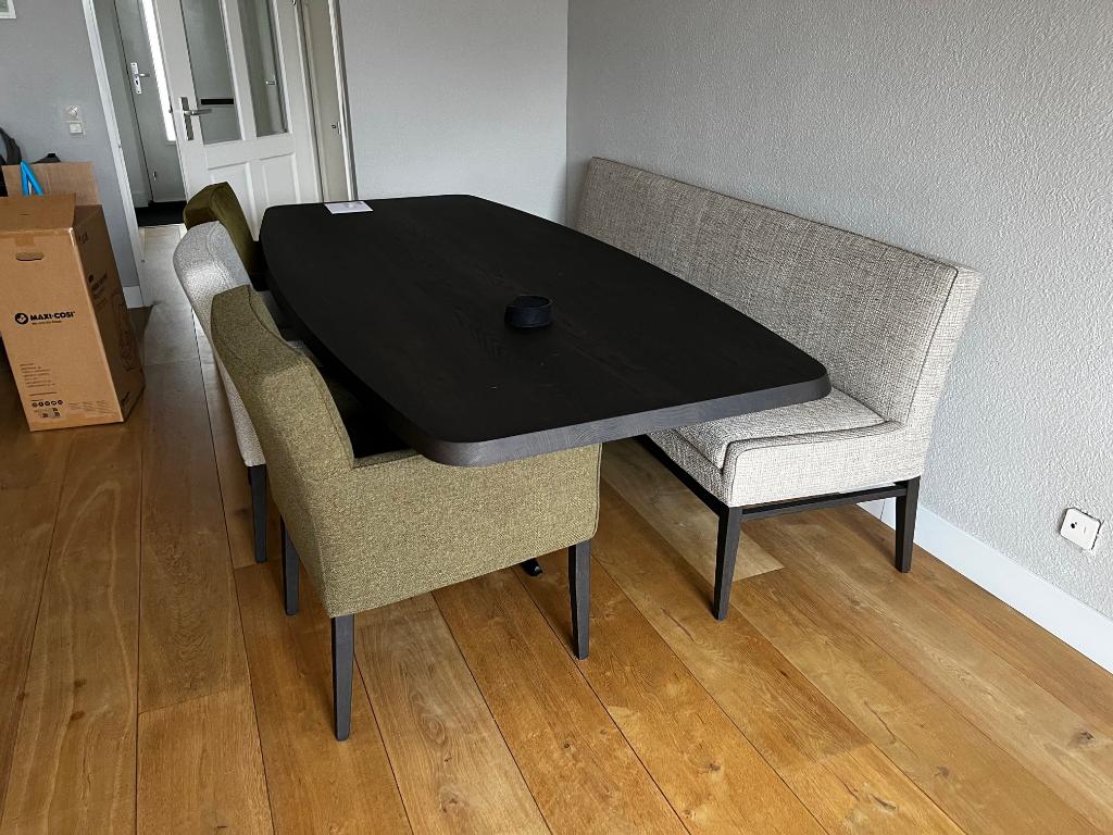 In NL handgemaakte stoelen nieuw! Z.S.M. weg!, Huis en Inrichting, Stoelen, Ophalen, Nieuw, Stof, Drie