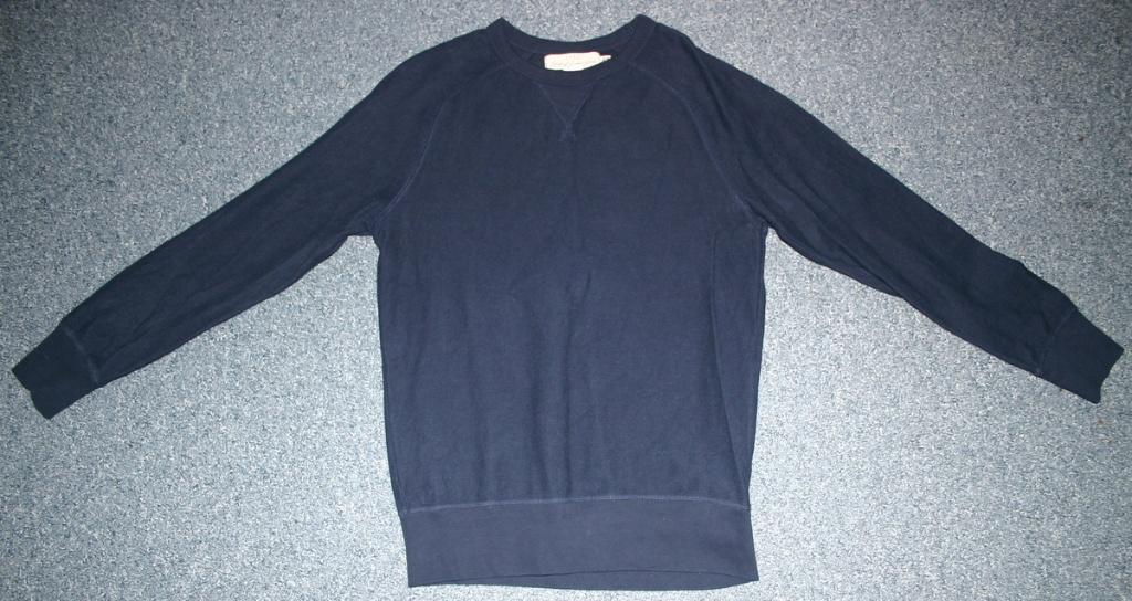 Donkerblauwe katoenen H&M trui/shirt, mt S = 46, ZGAN, Kleding | Heren, Truien en Vesten, Blauw, Ophalen of Verzenden, Zo goed als nieuw