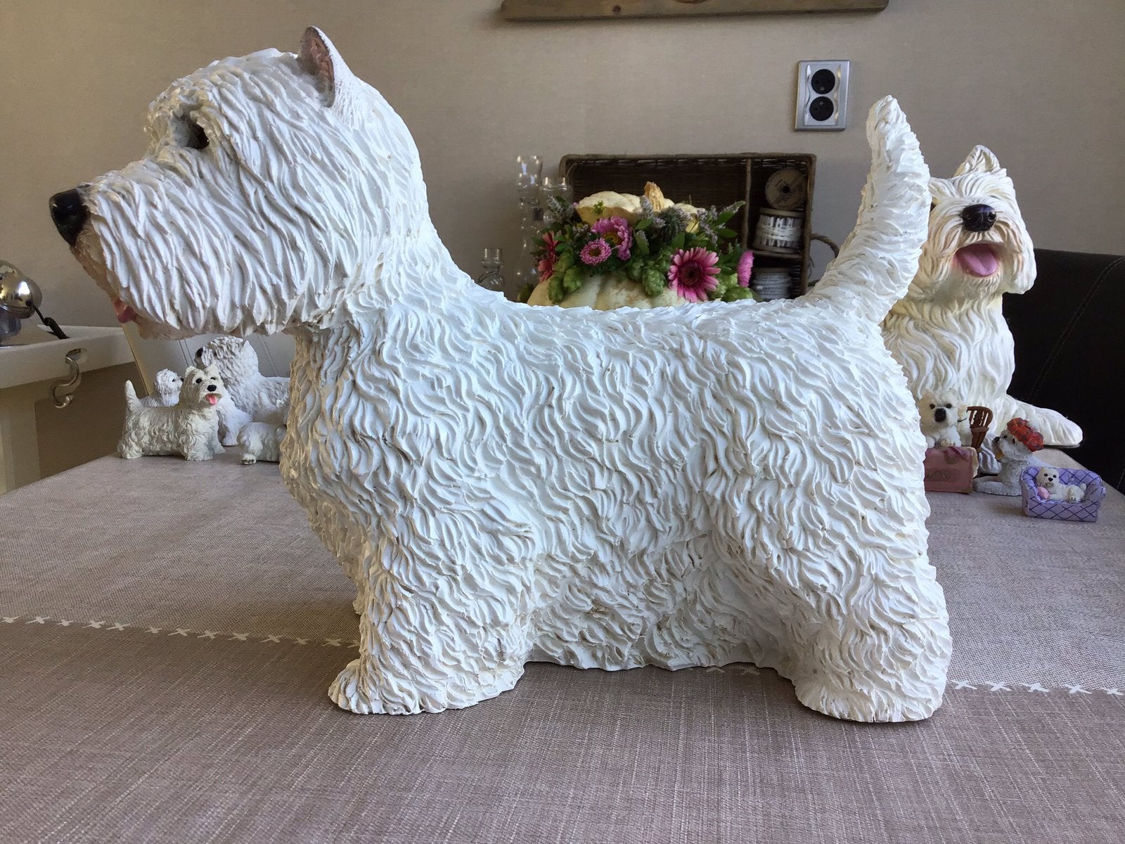 Westie beeld mooie kwaliteit en best groot., Ophalen of Verzenden, Zo goed als nieuw