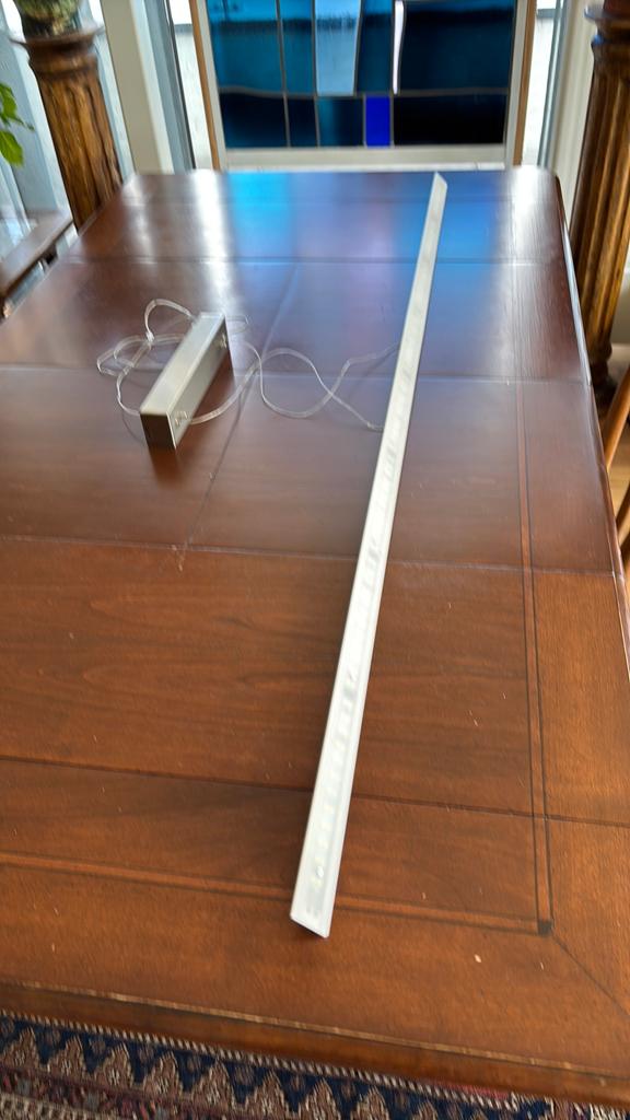 RVS Led tafel verlichting, Huis en Inrichting, Ophalen of Verzenden, Zo goed als nieuw
