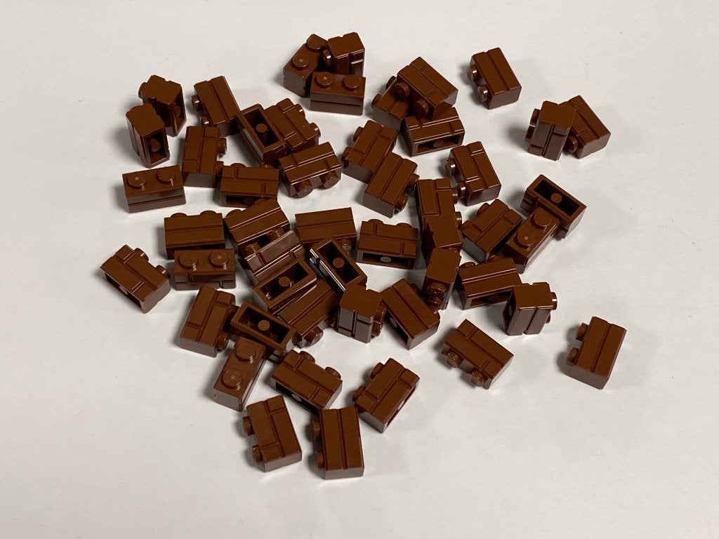 Partij 50x 1x2 Lego steen motief stenen in diverse kleuren, Overige thema's, Lego, Nieuw, Ophalen of Verzenden