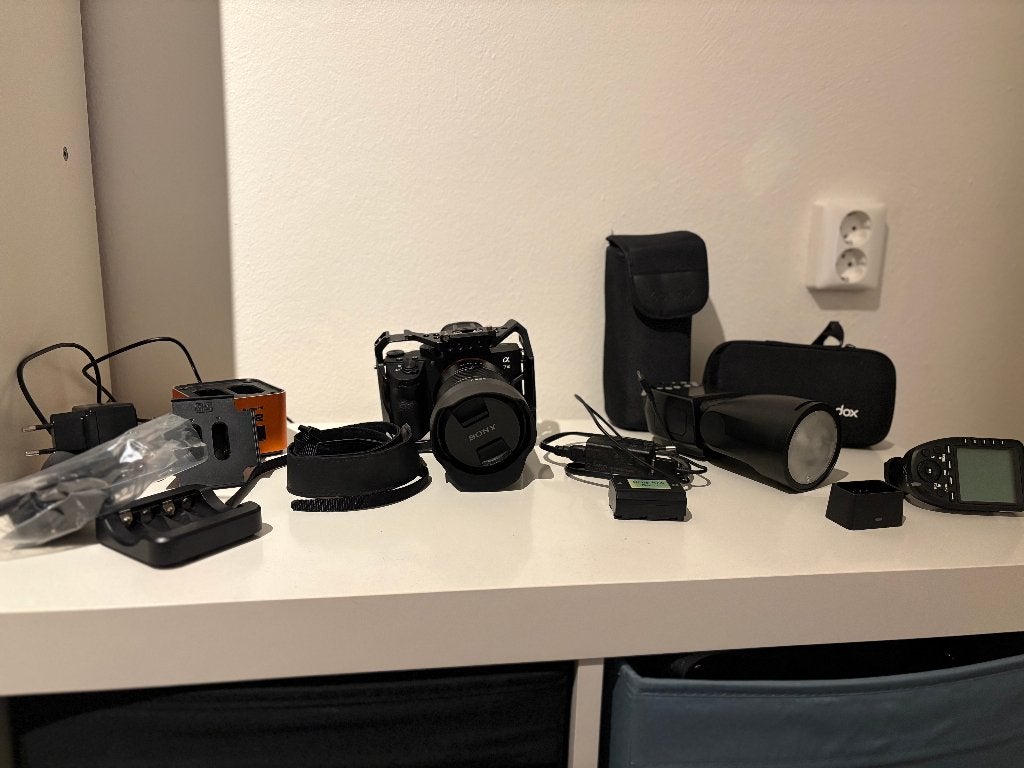 Sony a7iii starterset, Lensdop, Bluetooth, Ophalen of Verzenden, Zo goed als nieuw