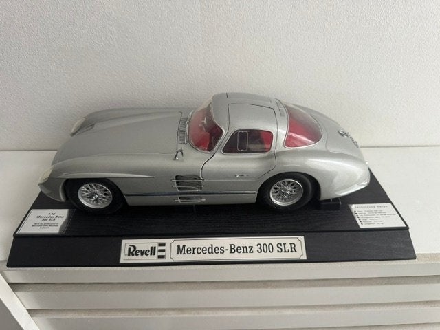 1:12 Mercedes 300 SLR 1954 Revell M/B Grijs met., Ophalen of Verzenden, Zo goed als nieuw, 1:9 t/m 1:12, Auto