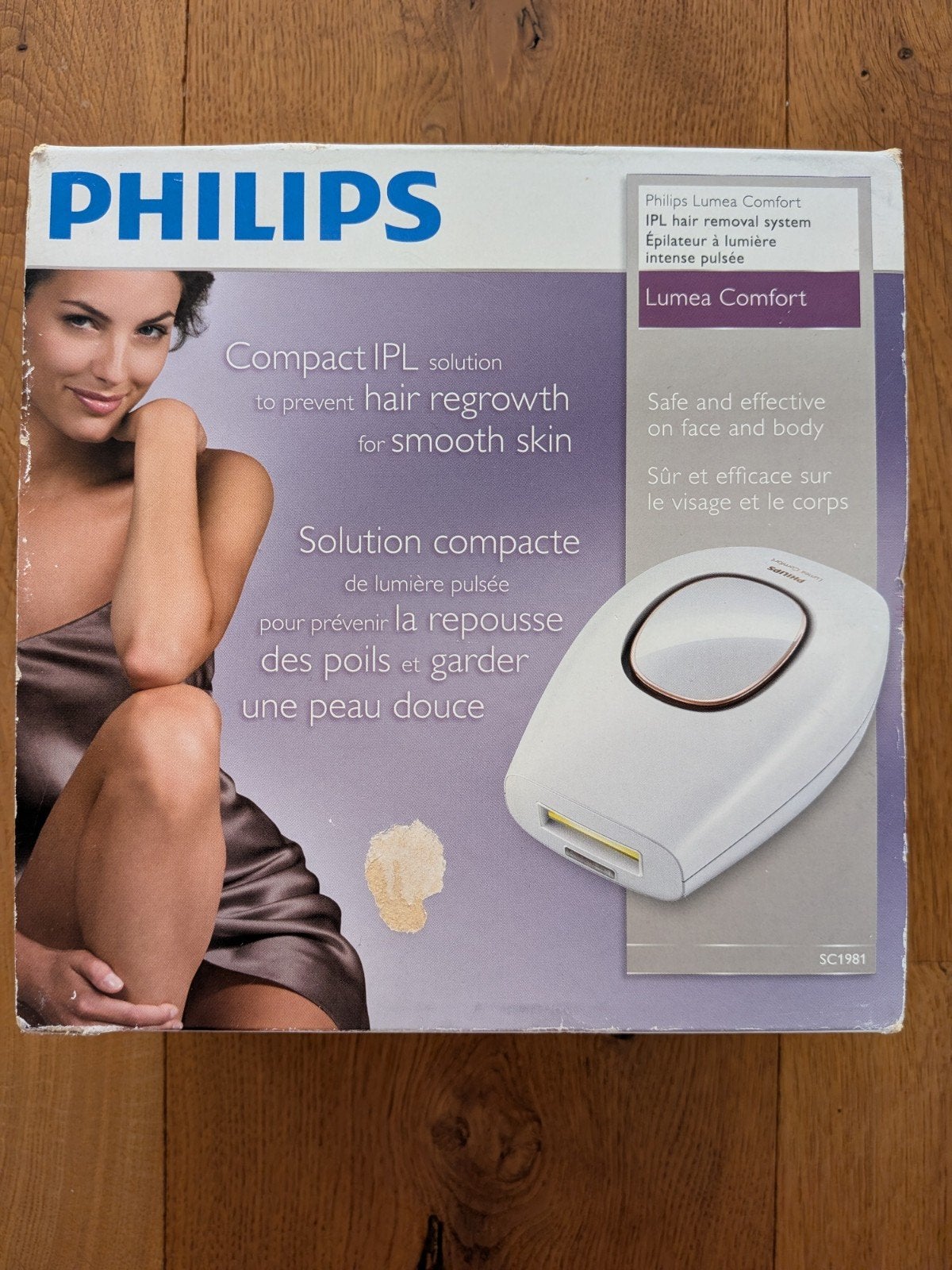 Philips Lumea Comfort IPL laser - Compacte ontharing, Ophalen of Verzenden, Gebruikt, Scheren en Epileren