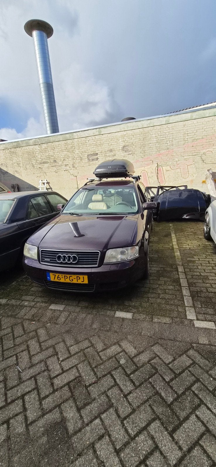 Audi A6 2.5 Avant TDI Quattro 132KW AUT 2004 Rood, Auto's, Automaat, 179 pk, Stationwagon, Diesel