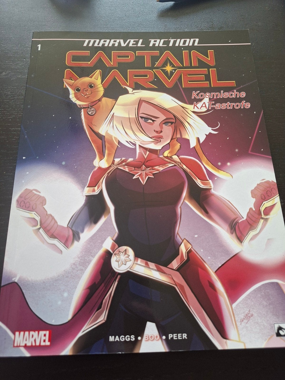Marvel Action Captain Marvel: Kosmische KAT-astrofe, Boeken, Eén stripboek, Ophalen of Verzenden, Zo goed als nieuw
