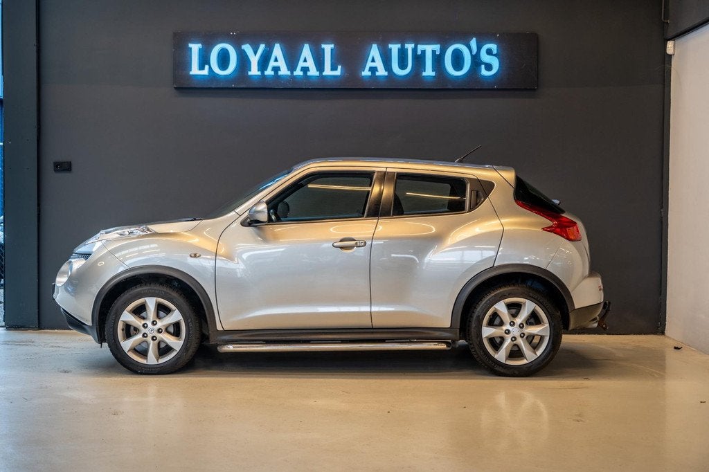 Nissan Juke 1.6 Acenta | NAVI | AIRCO | CRUISE | TREKHAAK |, Auto's, Nissan, Voorwielaandrijving, Euro 5, 4 cilinders, 49 €/maand