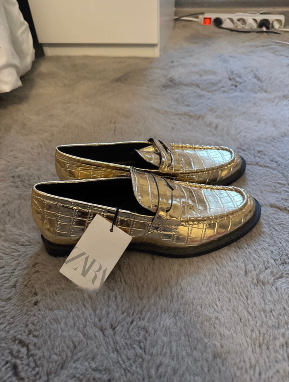 Gouden Loafers (37), Overige kleuren, Instappers, Nieuw, Ophalen of Verzenden