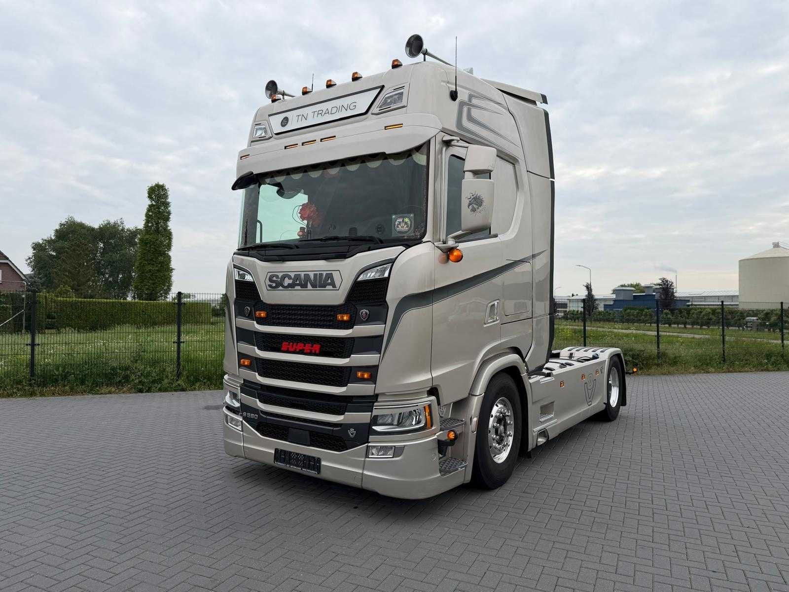 Scania - S580 - V8 - 2018 - Vollucht - Retarder - Alcoa -24-, Auto's, Euro 6, Scania, Overige brandstoffen, Origineel Nederlands