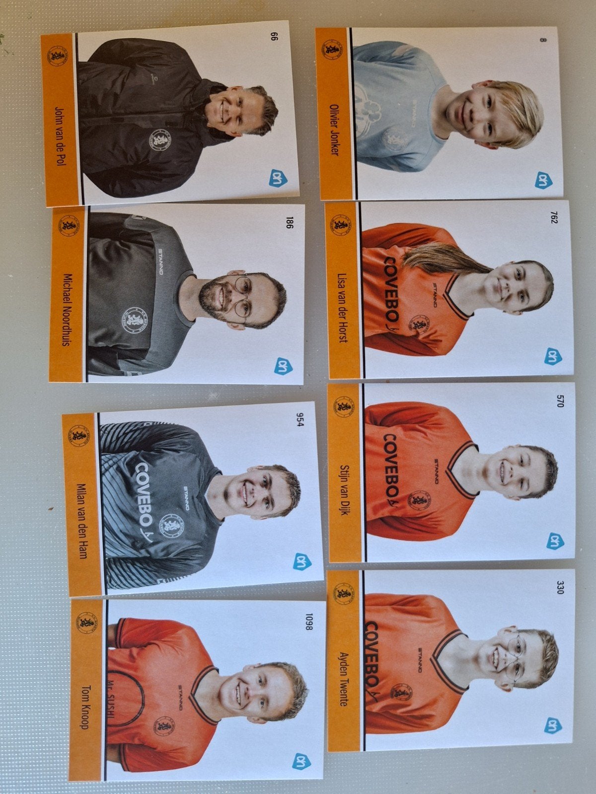 voetbalplaatjes Nijkerk of Putten, Ophalen of Verzenden, Meerdere stickers