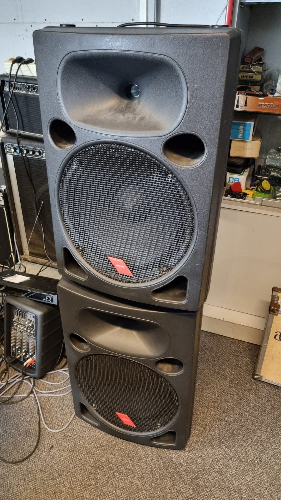 Boxen, Ophalen of Verzenden, Front, Rear of Stereo speakers