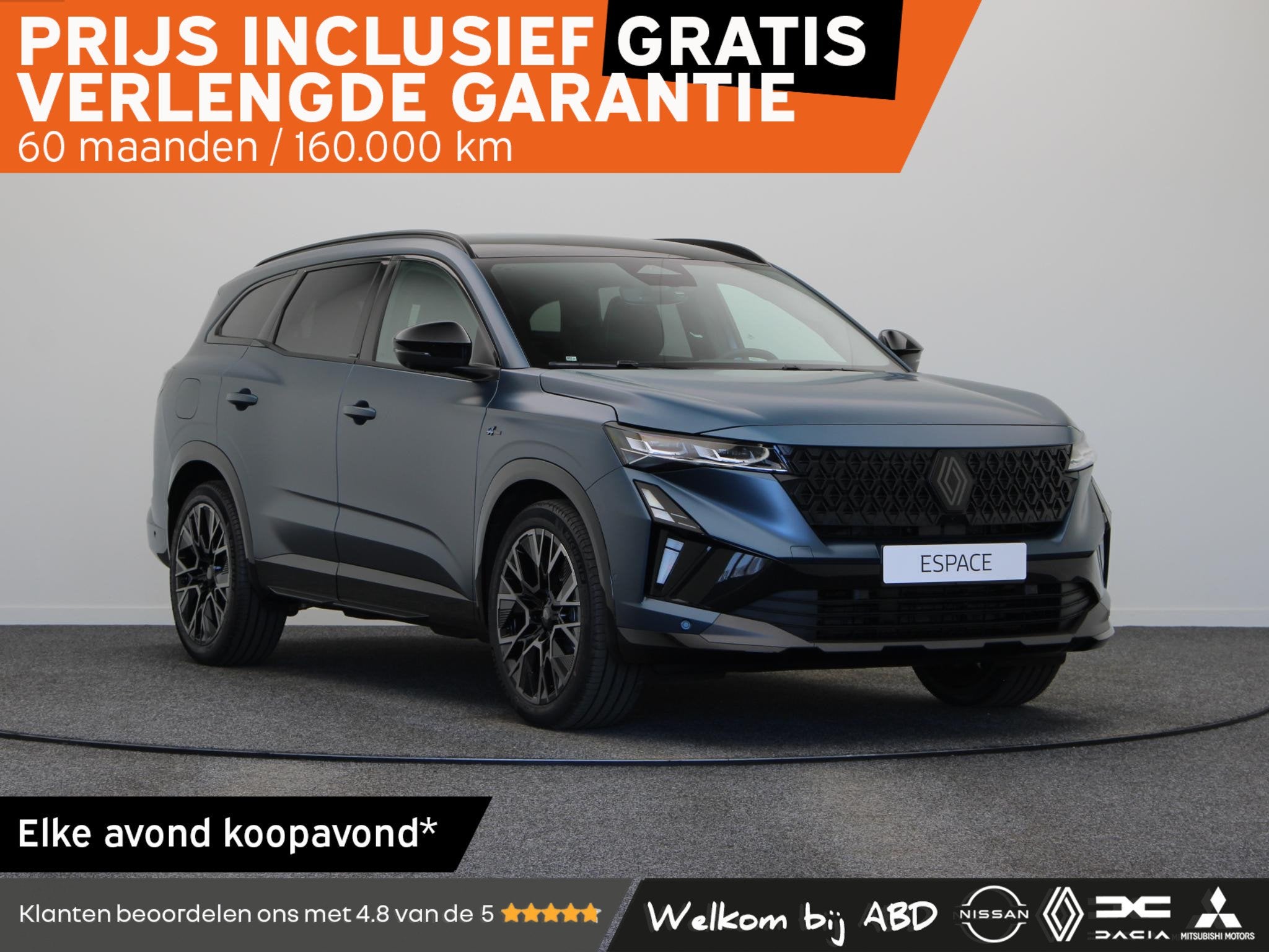 Renault Espace E-Tech full hybrid 200pk esprit Alpine 7p. |, Auto's, Renault, Dealer onderhouden, 1199 cc, 2 kWh, 7 stoelen