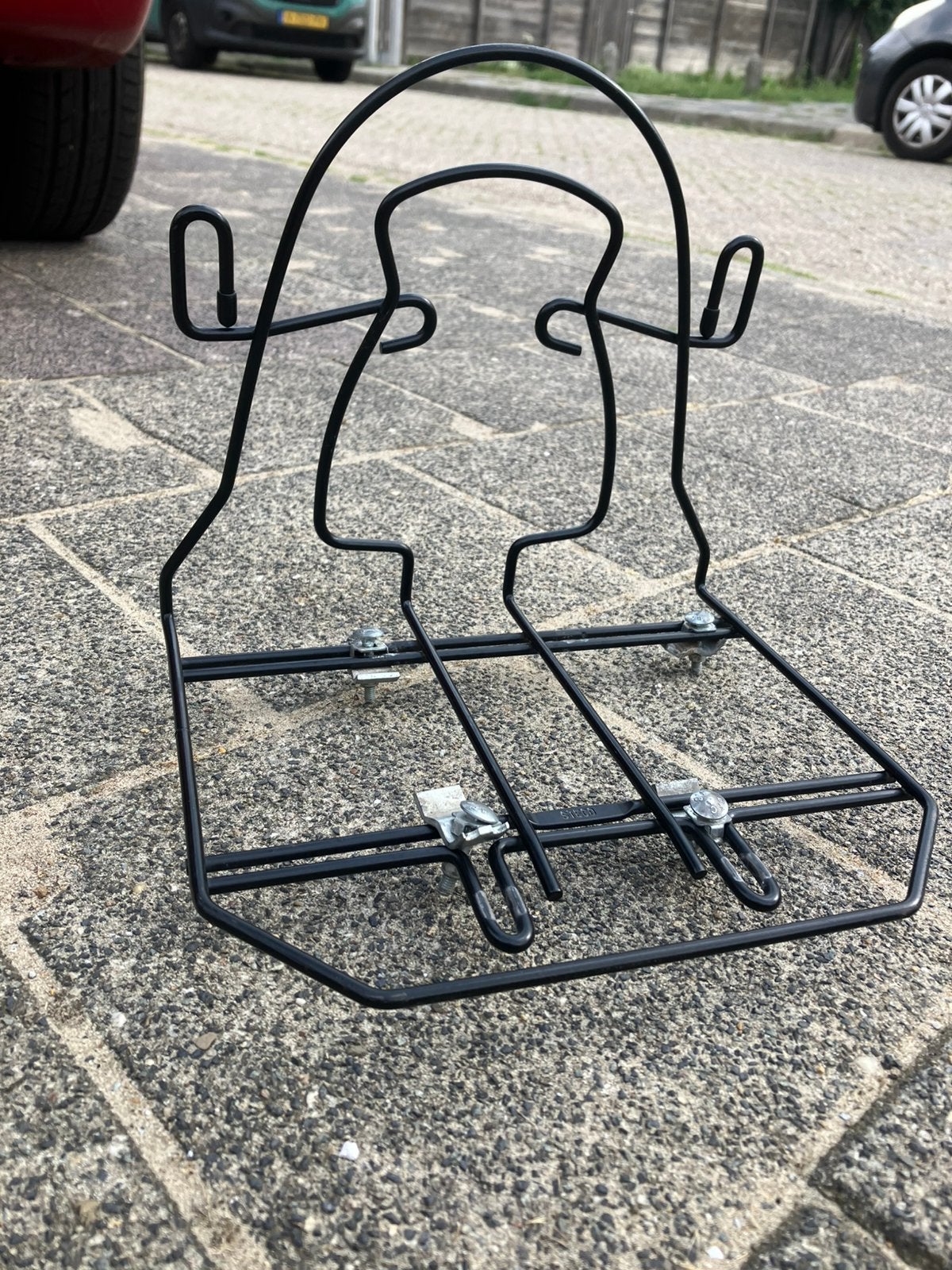 Rekje voor de boekentas op je fiets, Ophalen of Verzenden, Gebruikt