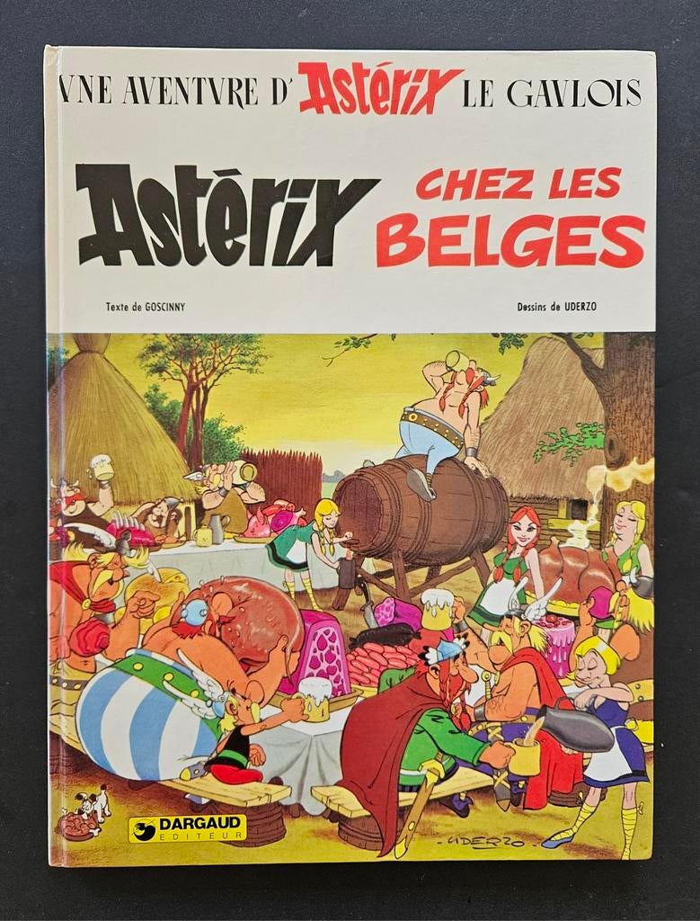 Asterix chez les Belges EO 1979 Dargaud Frans, Boeken, Stripboeken, Gelezen, Eén stripboek, R. Goscinny & A. Uderzo, Ophalen of Verzenden