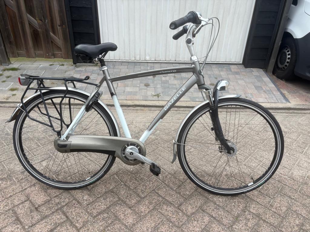 Nette Gazelle Herenfiets 57cm(174-192cm) 8v, Ophalen, Gebruikt, Versnellingen, Gazelle