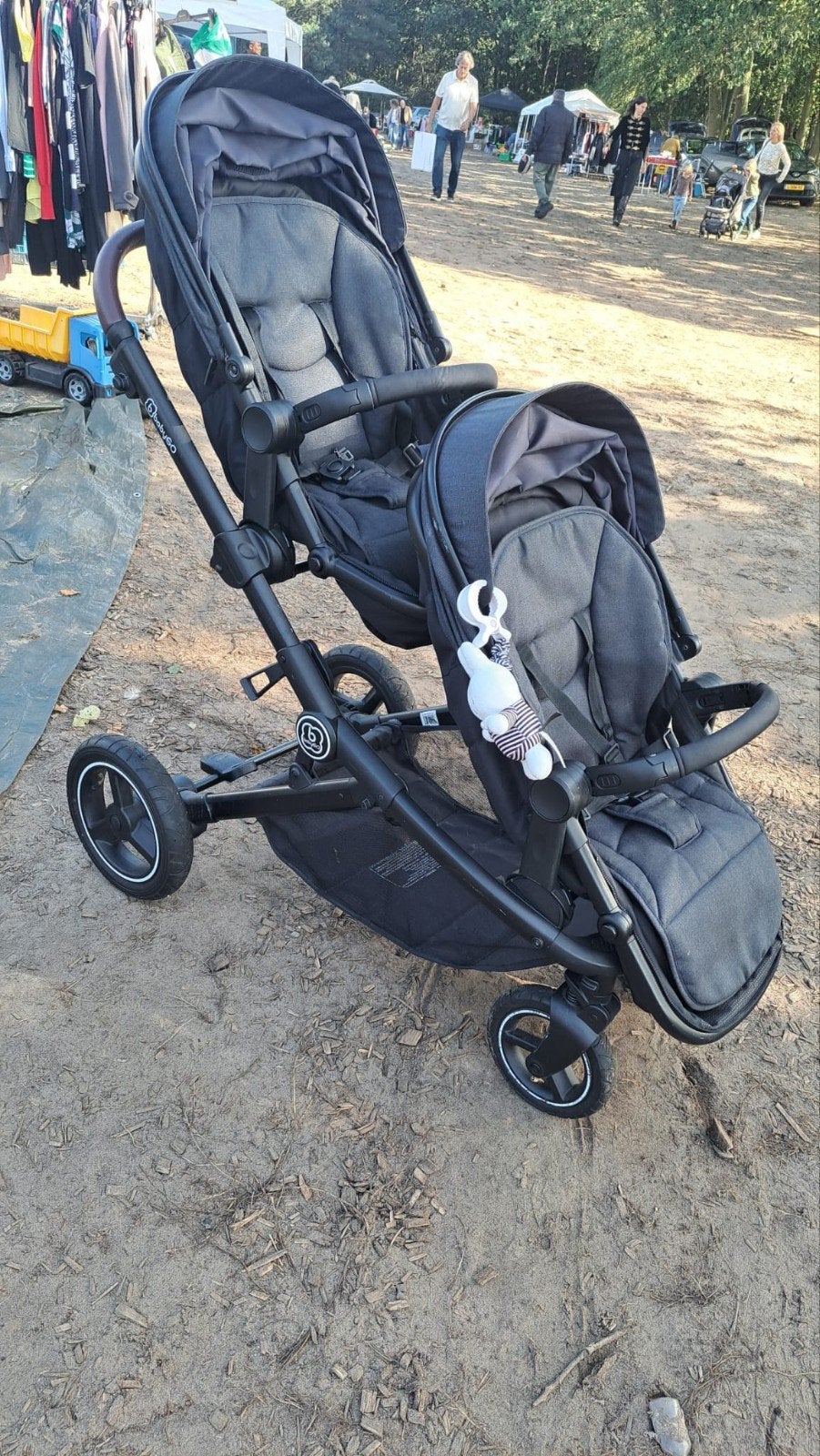 Zo goed als nieuwe duowagen van BabyGo, Duowagen, Zo goed als nieuw, Ophalen, Kinderwagen