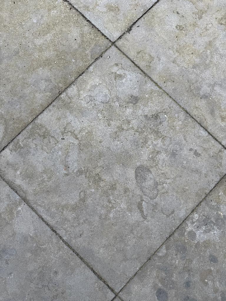 80 stuks tuintegels 60x60 cm, Ophalen, Gebruikt, Terrastegels, Natuursteen
