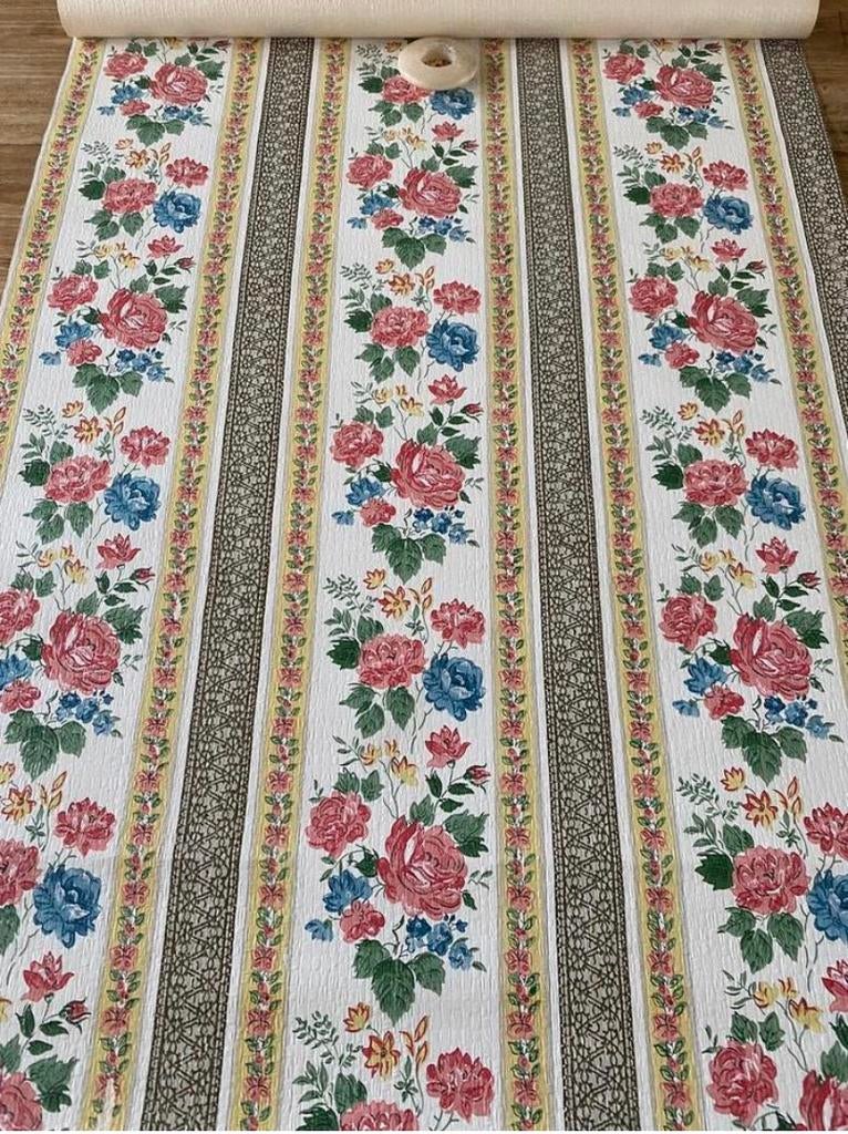 3 meter antiek behang, Huis en Inrichting, Stoffering | Behang, Ophalen of Verzenden, Minder dan 10 m²