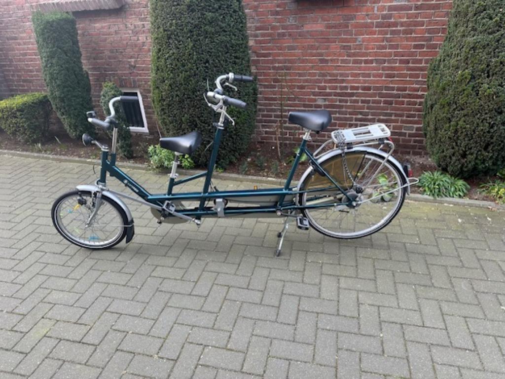 Van Raam Twinny Tandem, inschakelbare vrijloop, Minder dan 10 versnellingen, Ophalen of Verzenden, Zo goed als nieuw, 51 tot 55 cm
