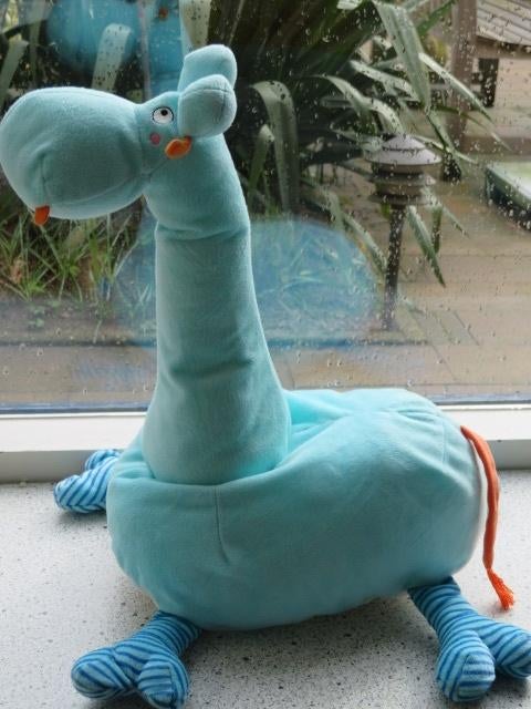 Giraffe of giraf Giraff van IKEA zacht velours, Ophalen of Verzenden, Zo goed als nieuw, Overige typen