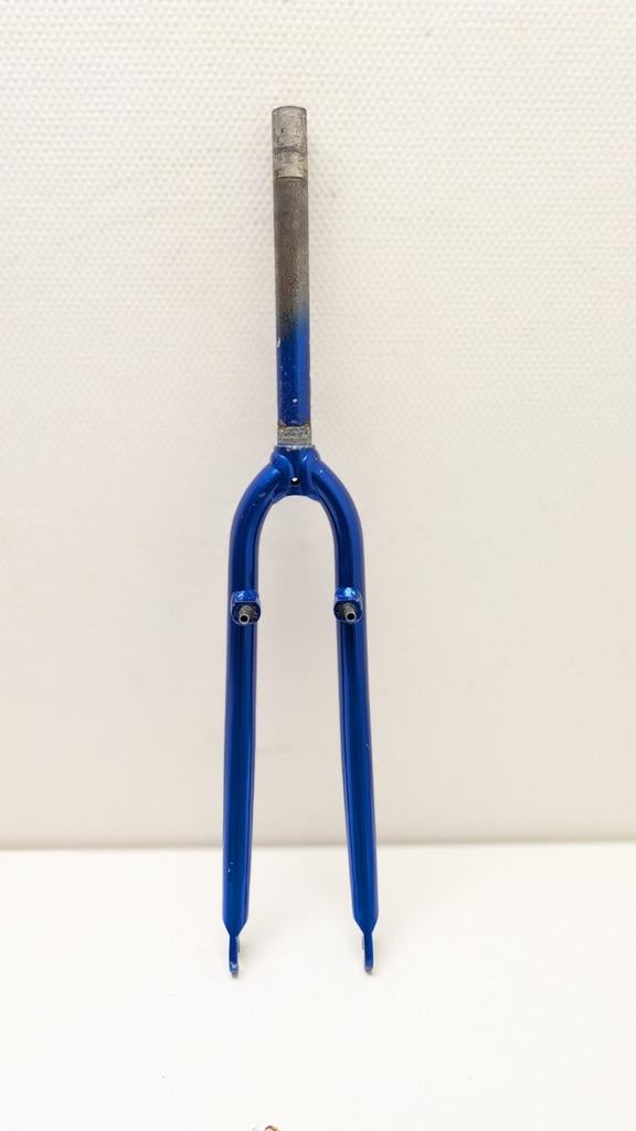 Voorvork hybride 1 inch blauw, Fietsen en Brommers, Fietsonderdelen, Ophalen of Verzenden, Voorvork