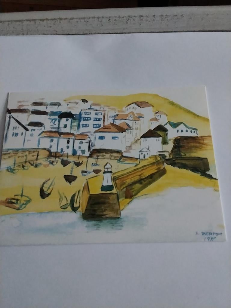 LESLIE DEATON. ST.IVES HARBOUR, CORNWALL, Ophalen of Verzenden, 1960 tot 1980, Sterren en Beroemdheden