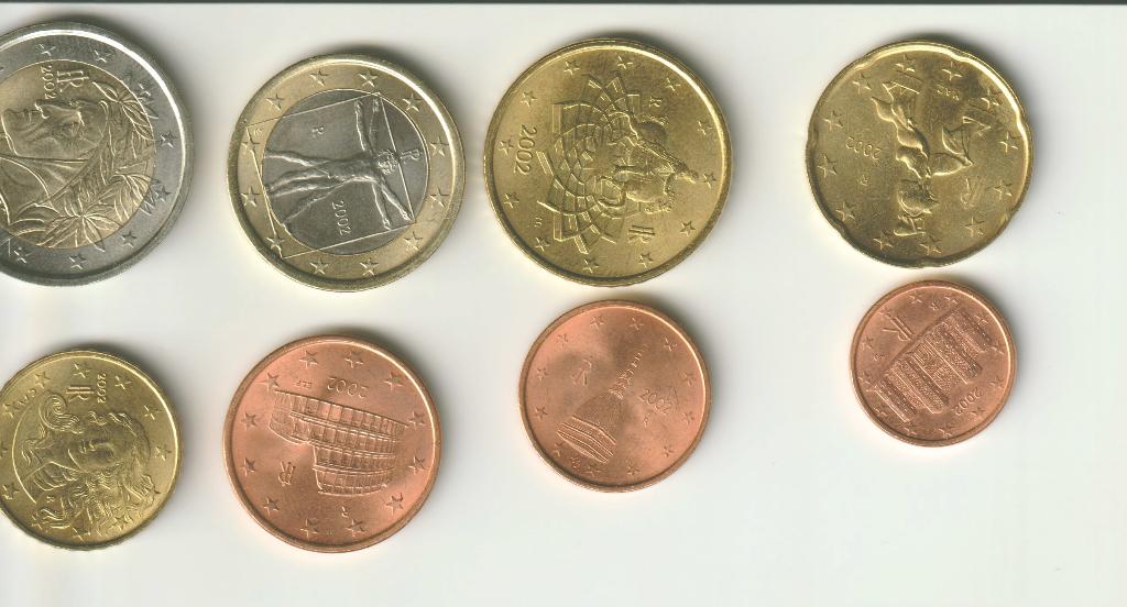 set Italië 2002, Postzegels en Munten, Munten | Europa | Euromunten, Ophalen of Verzenden, Italië, Overige waardes