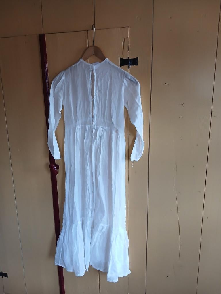 Vintage Interbellum victoriaans edwardiaans batist jurk oud, Antiek en Kunst, Antiek | Kleding en Accessoires, Ophalen